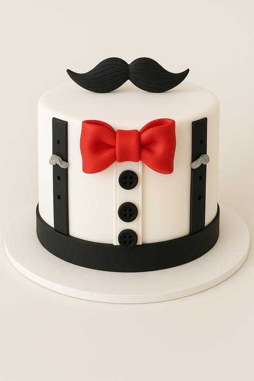 Gentleman's Tuxedo Cake