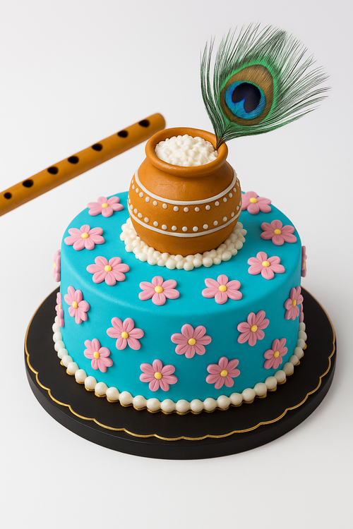 Krishna Janmashtami Celebration Cake