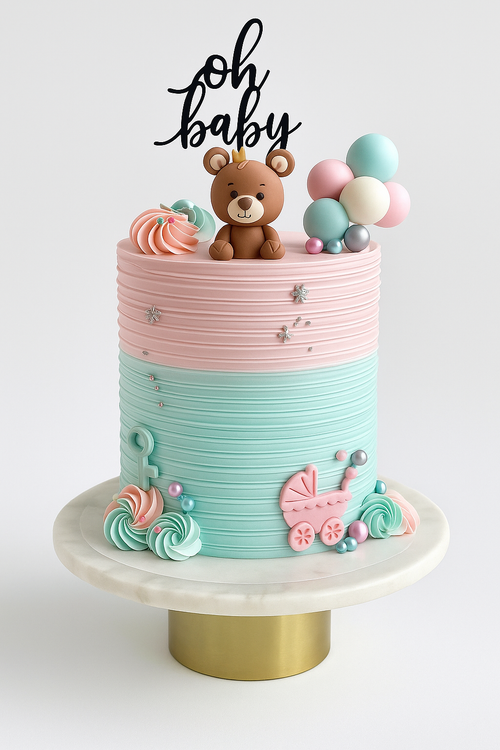 Sweet Surprise Teddy Cake