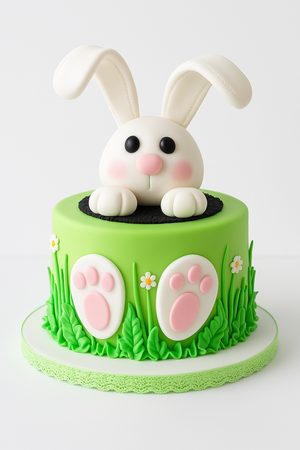 Bunny Garden Cake