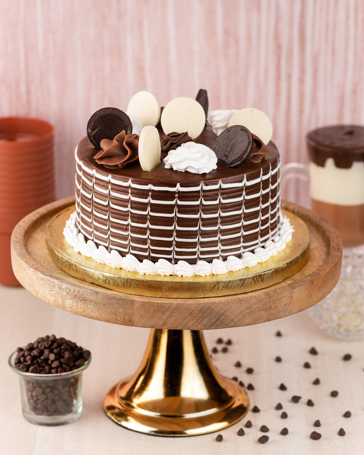 Triple Chocolate Fudge Cake