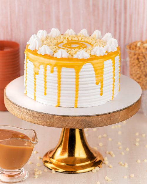 Caramel White Chocolate Cake