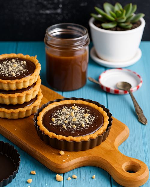 Salted Caramel Chocolate Tart