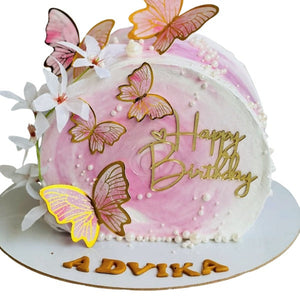 Floral Butterfly Cake