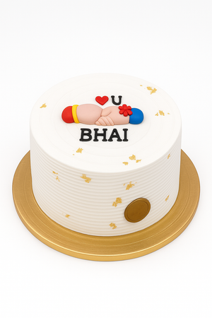 Love You Bhai Rakhi Cake