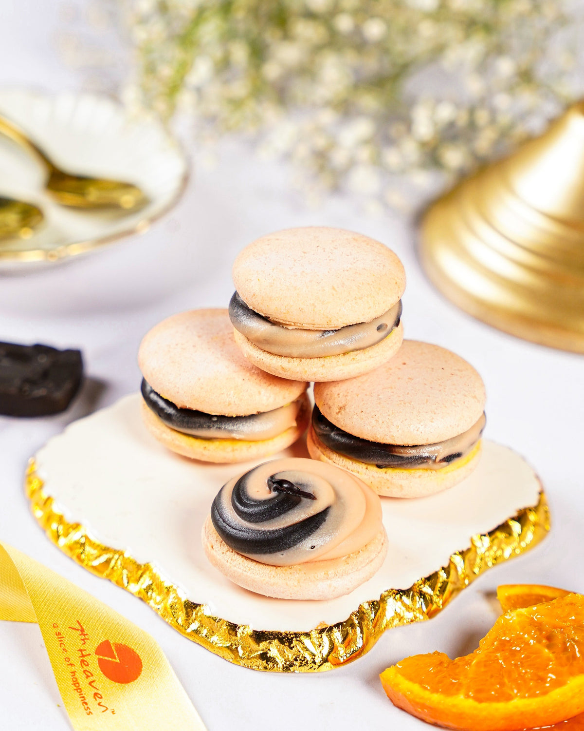 Orange Chocolate Macaron