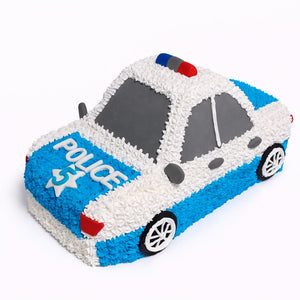 Police Patrol Car Cream Cake