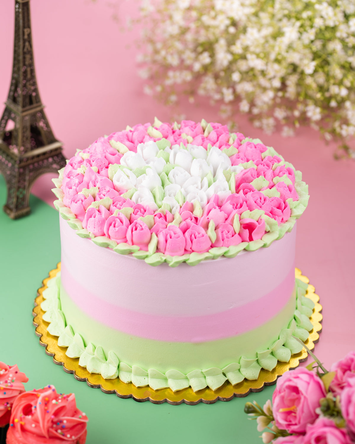 Rose & Pistachio Cake