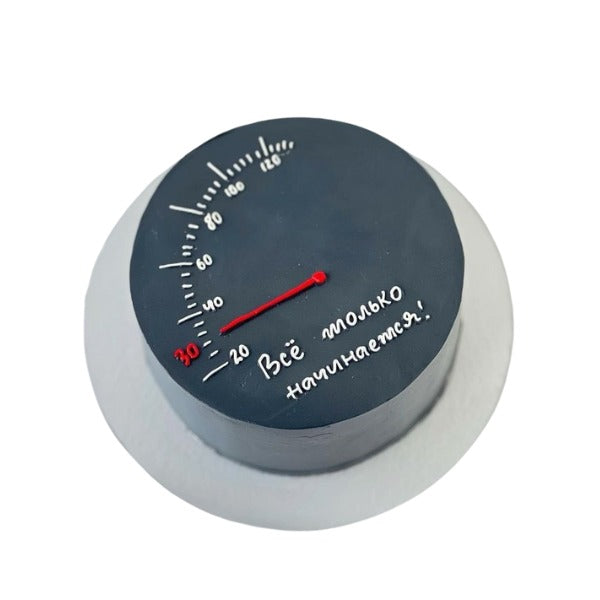 Speedometer Theme Bento Birthday Cake
