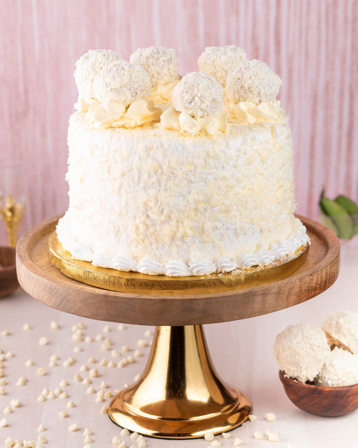 White Chocolate Coconut Cake