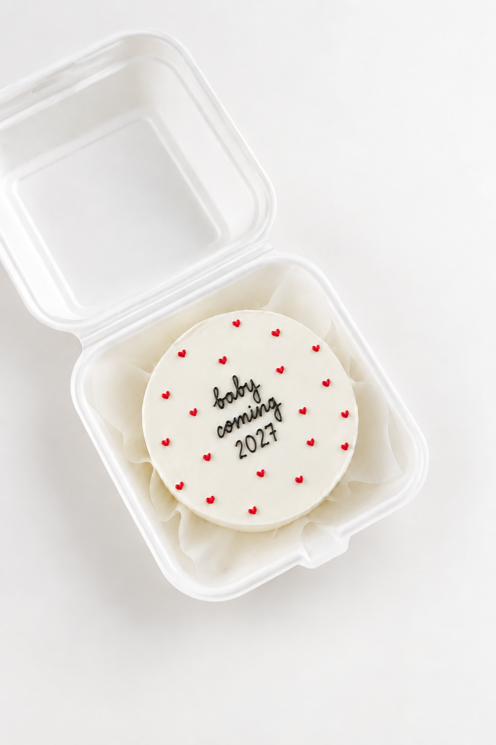 Baby Coming Year Bento Cake