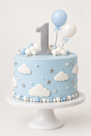 Cloud Nine First Birthday Cake