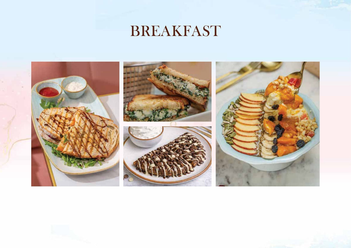 7th Heaven Café Model menu page 20