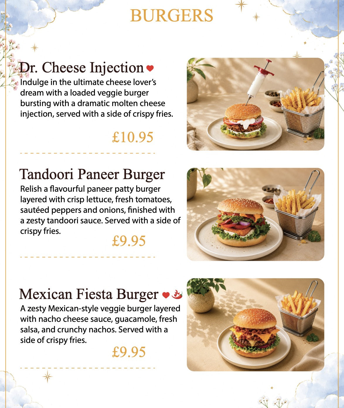 7th Heaven Café Model menu page 17